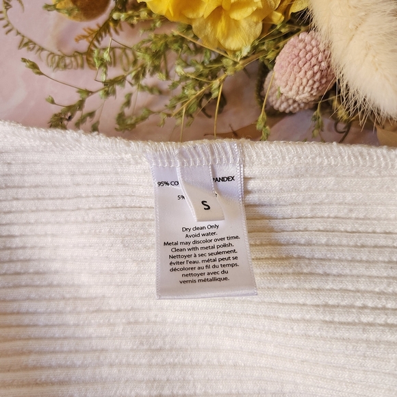 Are You Am I Minka Top - White NWOT - Picture 5 of 6